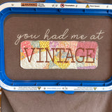 Vintage applique tshirt : vintage quilt
