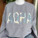Custom embroidered sweatshirt