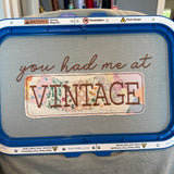 Vintage applique tshirt : vintage quilt