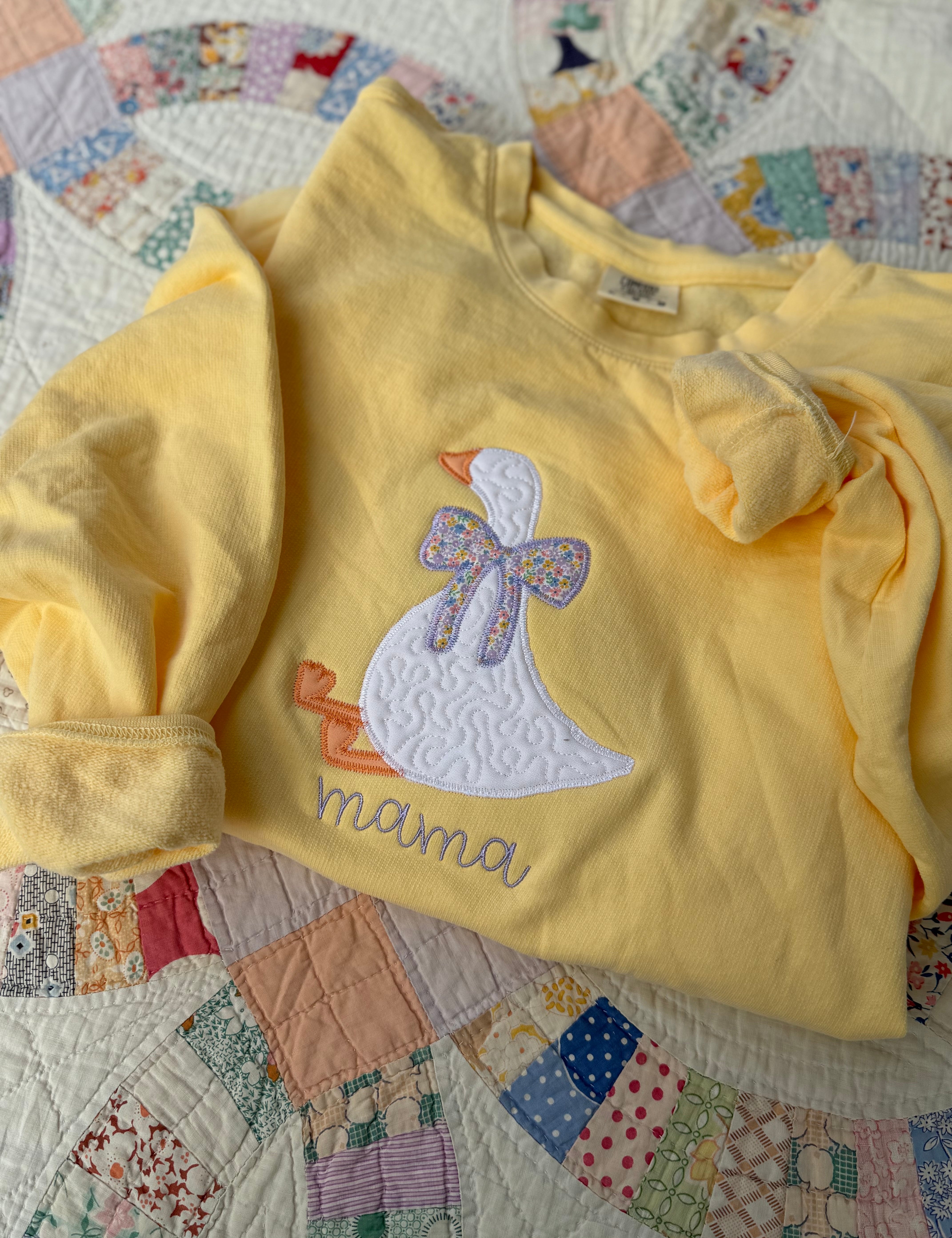MAMA goose sweatshirt