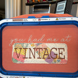 Vintage applique tshirt : vintage quilt