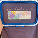 Vintage applique tshirt : vintage quilt