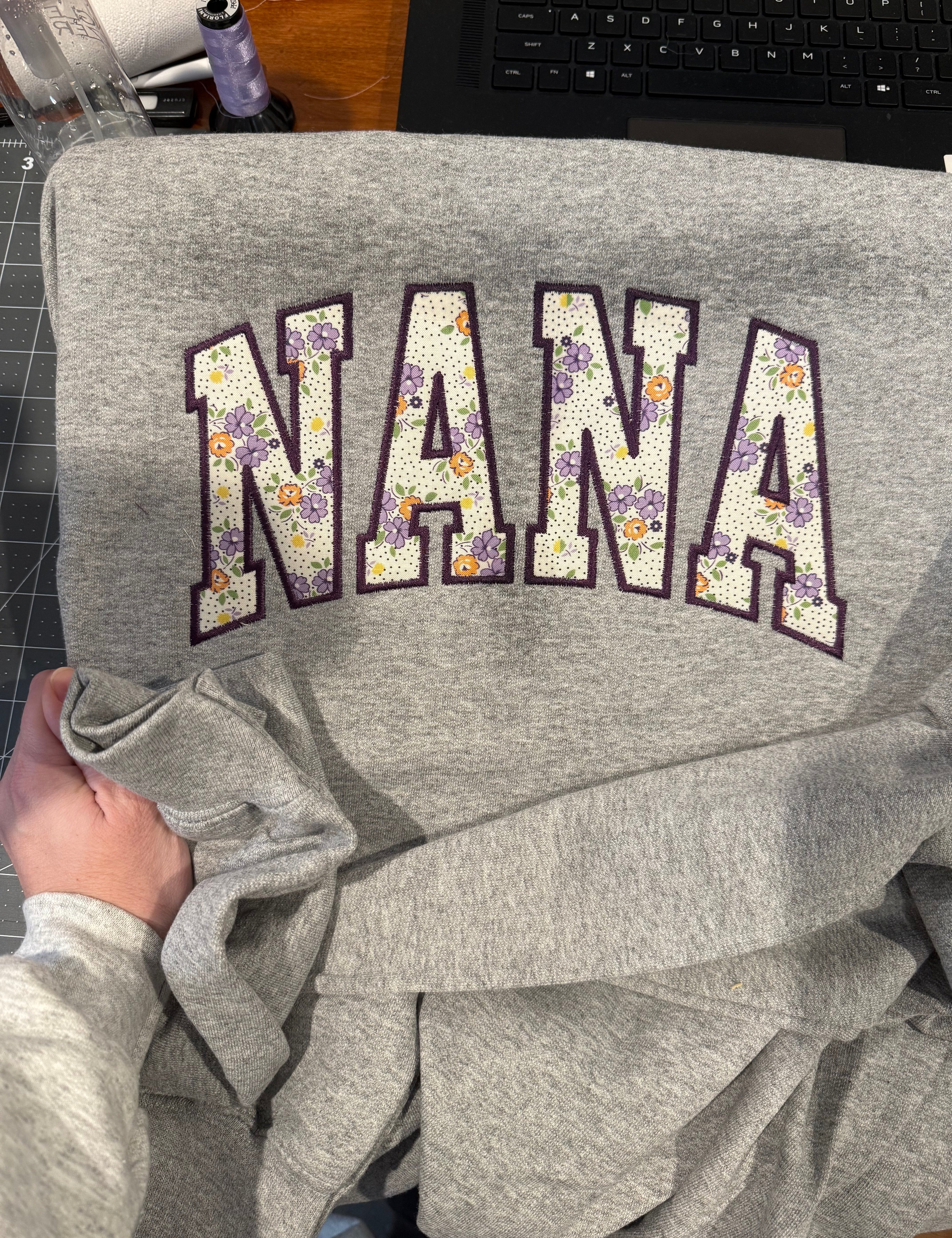 NANA applique sweatshirt