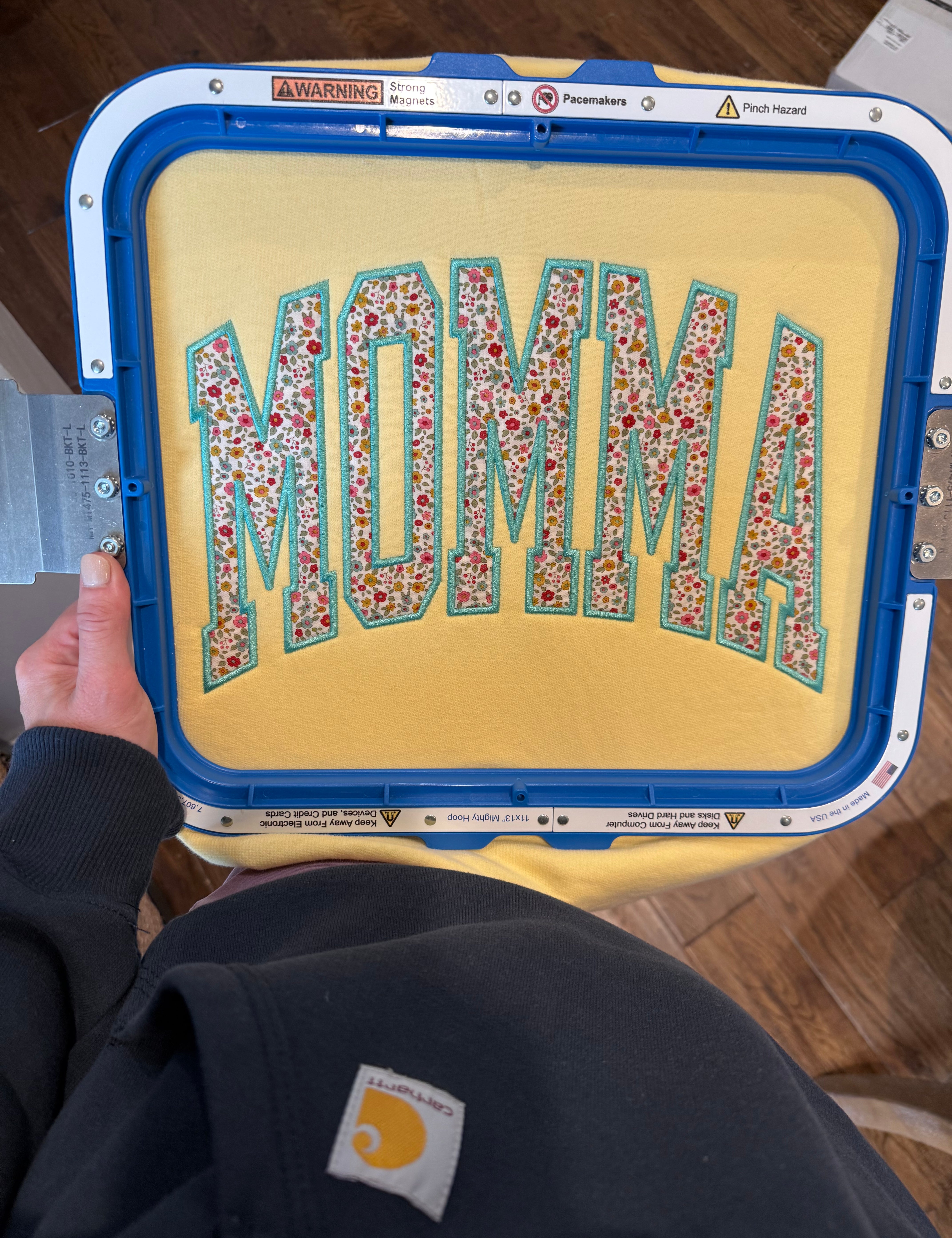 MOMMA applique sweatshirt