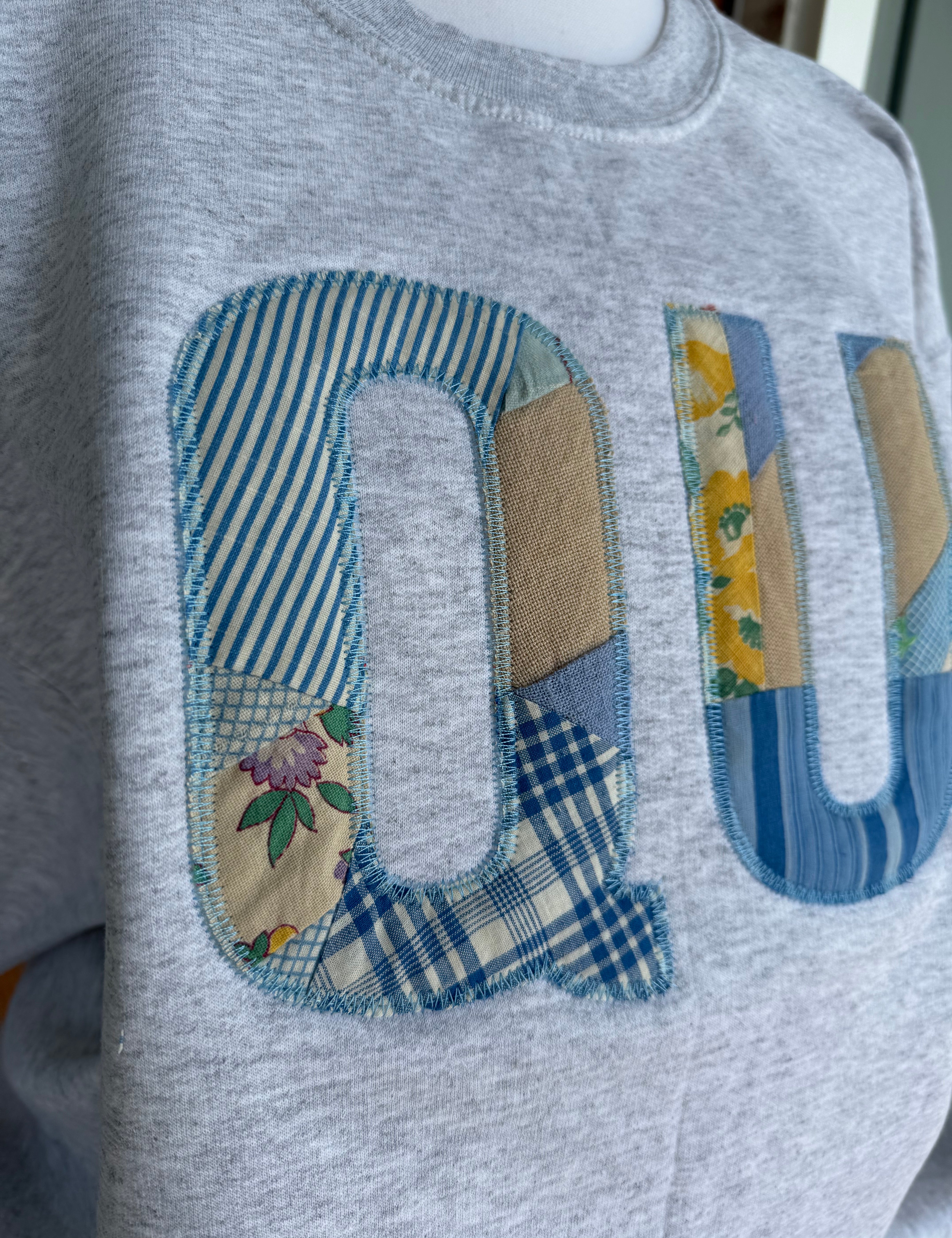 Custom embroidered sweatshirt