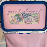 Vintage applique tshirt : vintage quilt