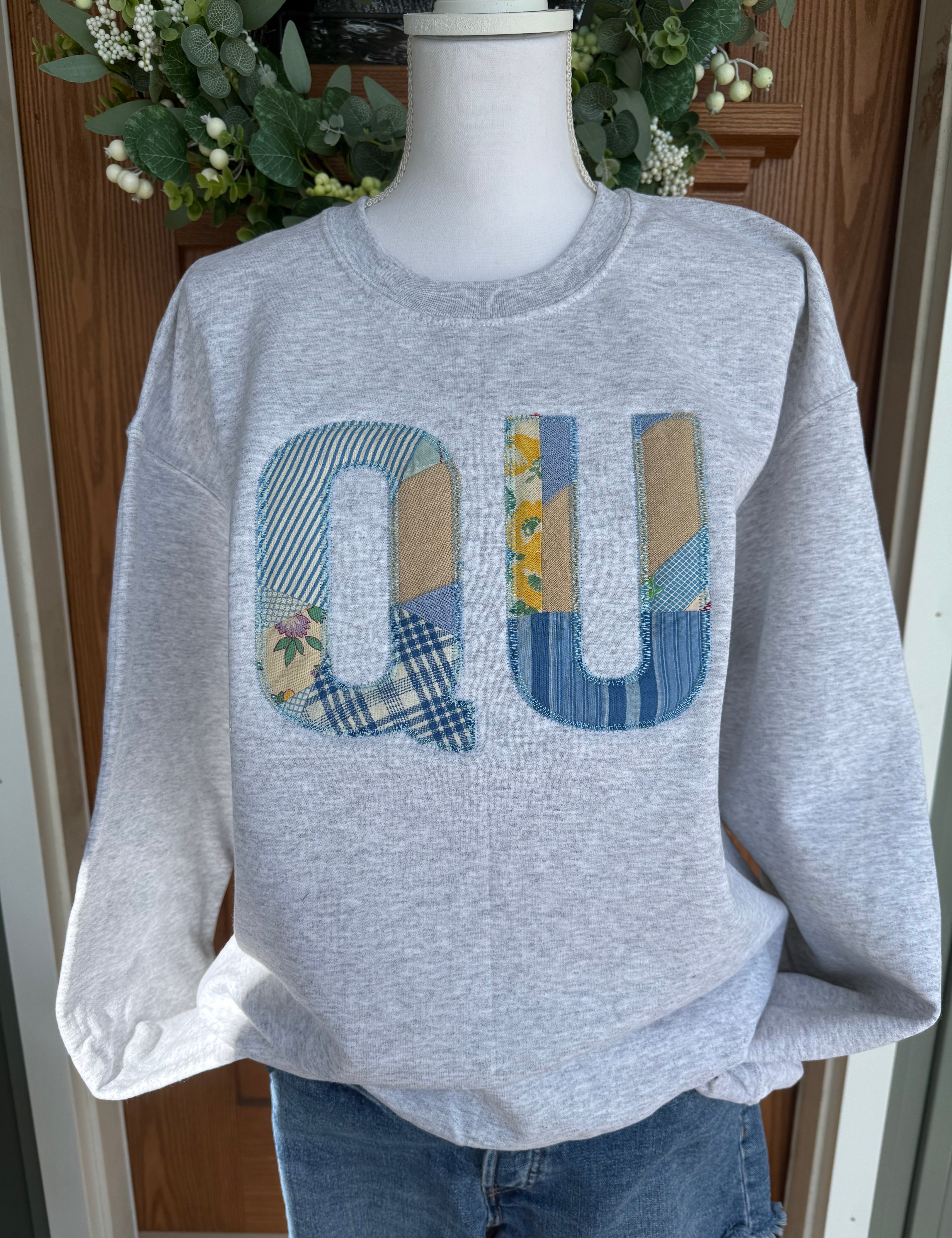 Custom embroidered sweatshirt